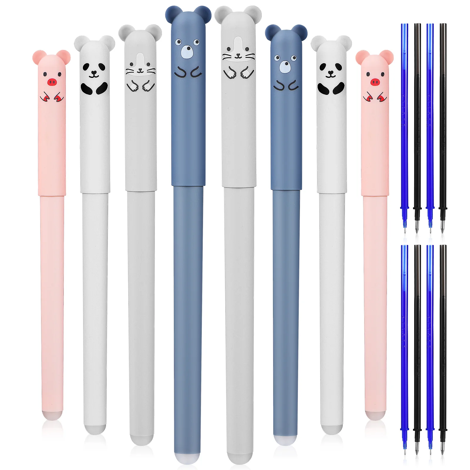 

8 Pcs Erasable Ballpoint Pen Signing Pens for Kid Neutral Writing Student Cartoon Plastic Creative Child