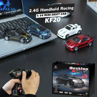Remote Control Drift Car Children's Toy Desktop Racing Car 2.4G High-Speed Mini 1:64 Model Electric RC Car Boy Gift