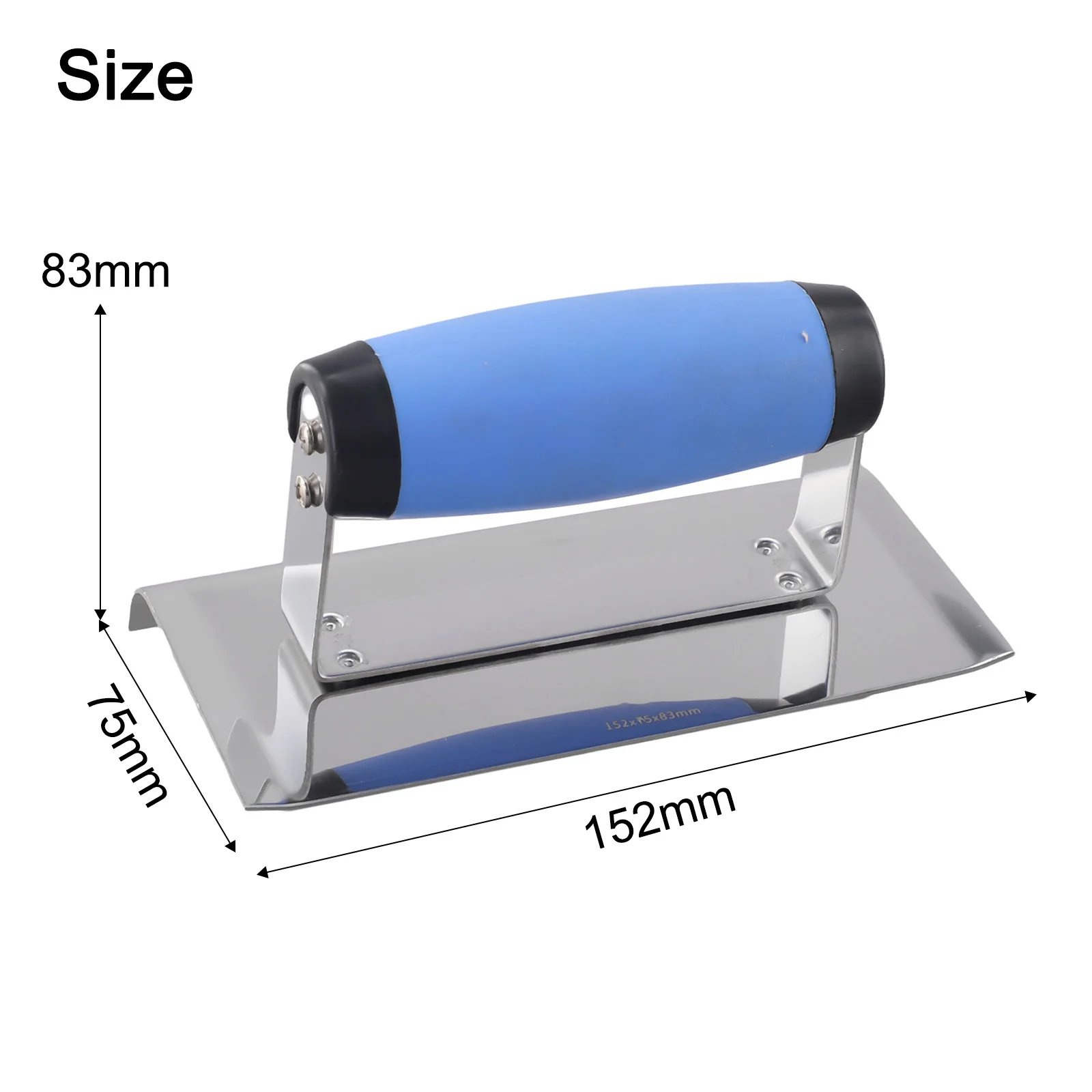 1 Pcs Ash Trowel Construction Tool Multi-finish Application Smooth Application Stainless Steel Material Plastic Handle
