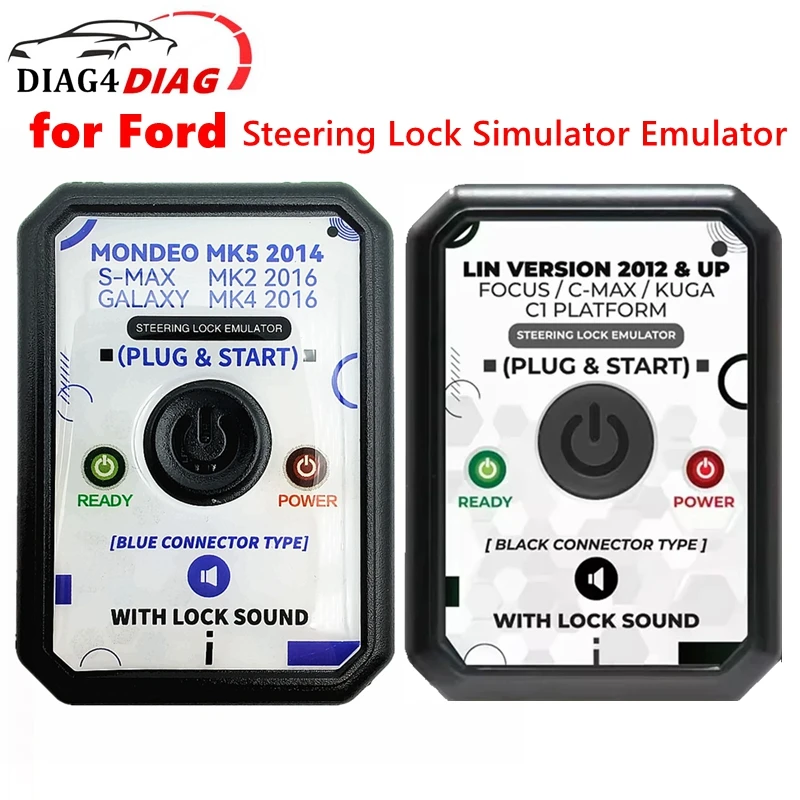 

Steering Lock Emulator Simulator For Ford ELV Steering Lock Emulator With Lock Sound No Programming Plug and Play