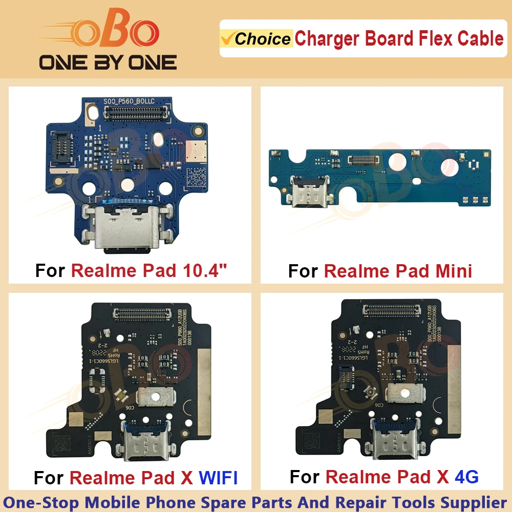USB Charging Dock Board Charger Connector Flex Cable For Oppo Realme Pad 10.4'' Pad X 4G Wifi Pad Mini Replacement Parts (1PC)