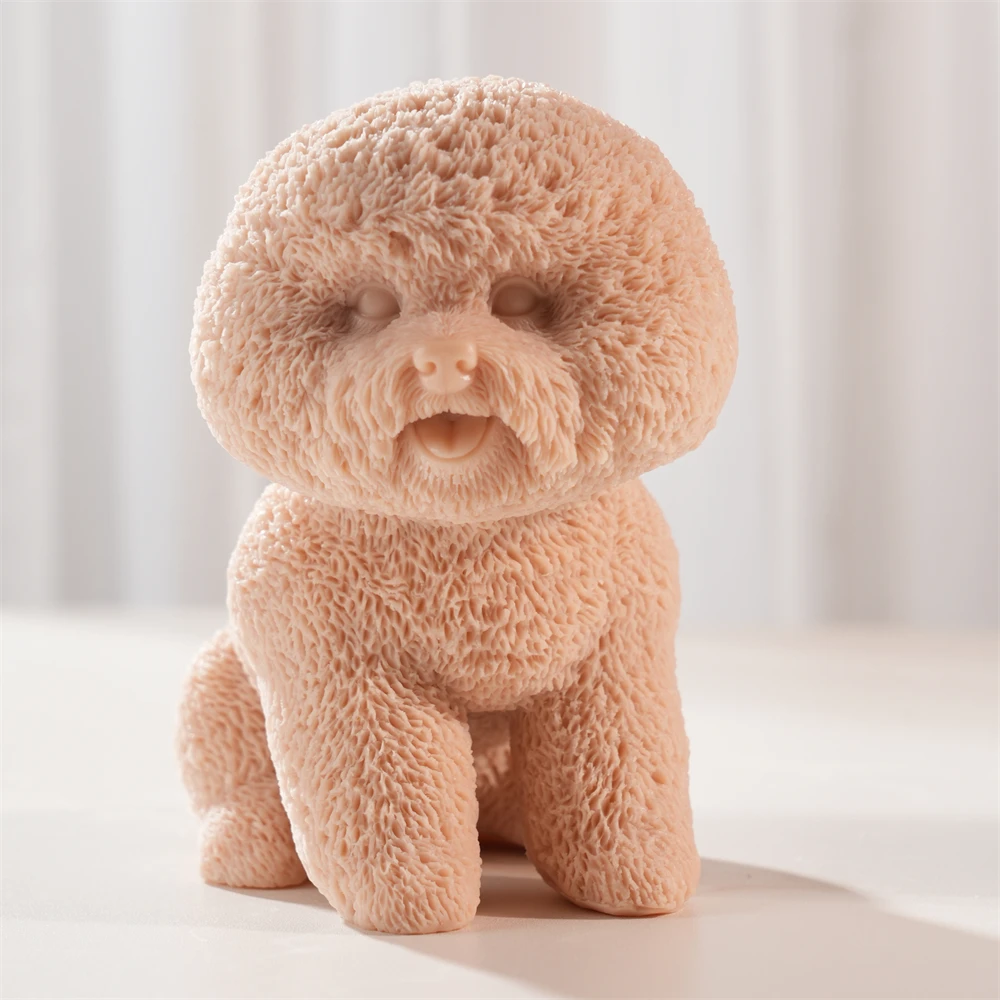 Bichon Frise Dog Puppy Candle  - Candle Mold Silicone recension och pris