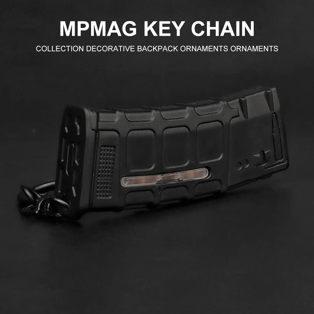 Mag Mô Hình Mini Móc Khóa Chiến Thuật Ba Lô Đồ Trang Trí 5.56Mm Tạp Chí Trang Trí Móc Khóa Bóng Sơn Phụ Kiện Ngoài Trời Dụng Cụ