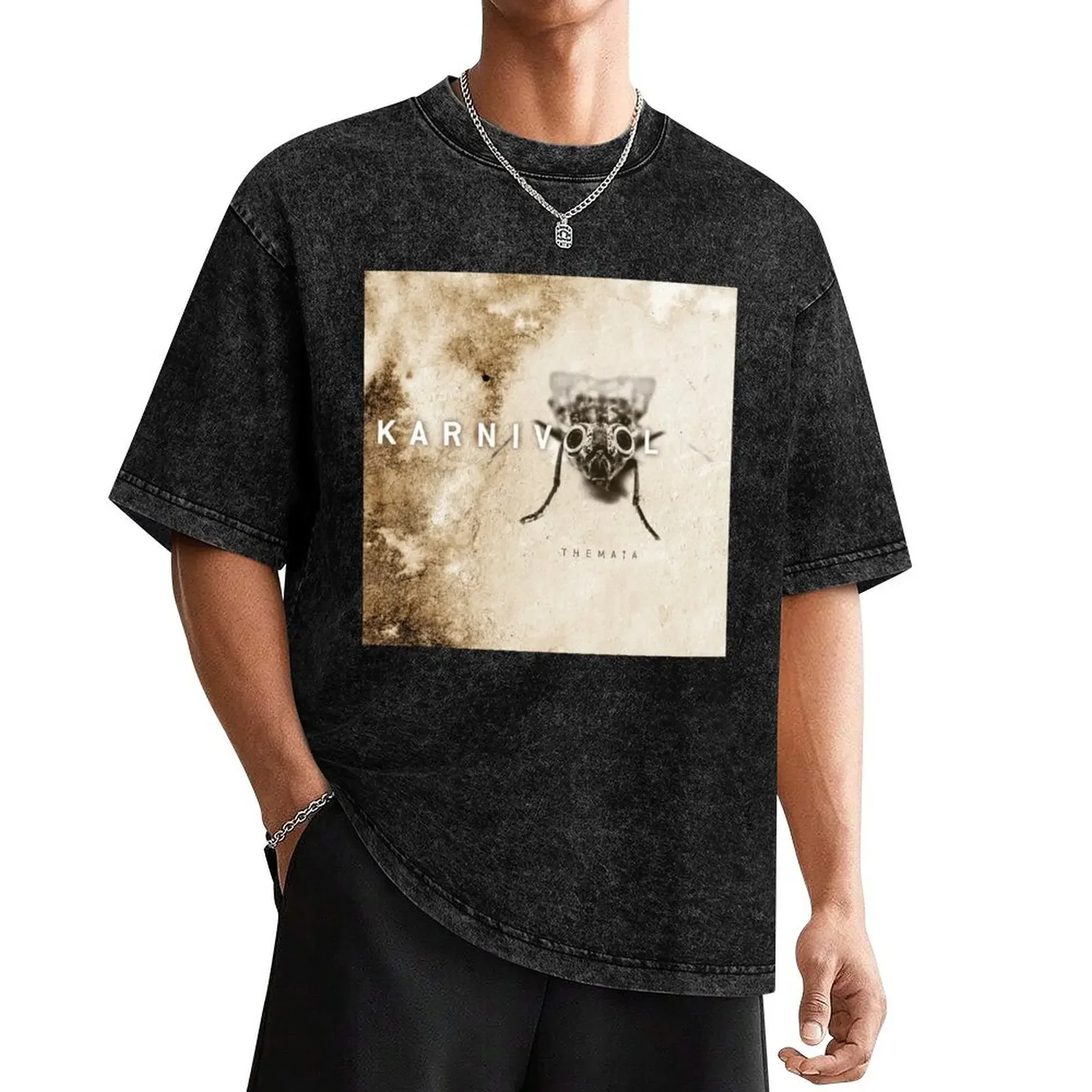 Themata Album Cover. T-Shirt summer top summer tops street wear T-shirts for men cotton