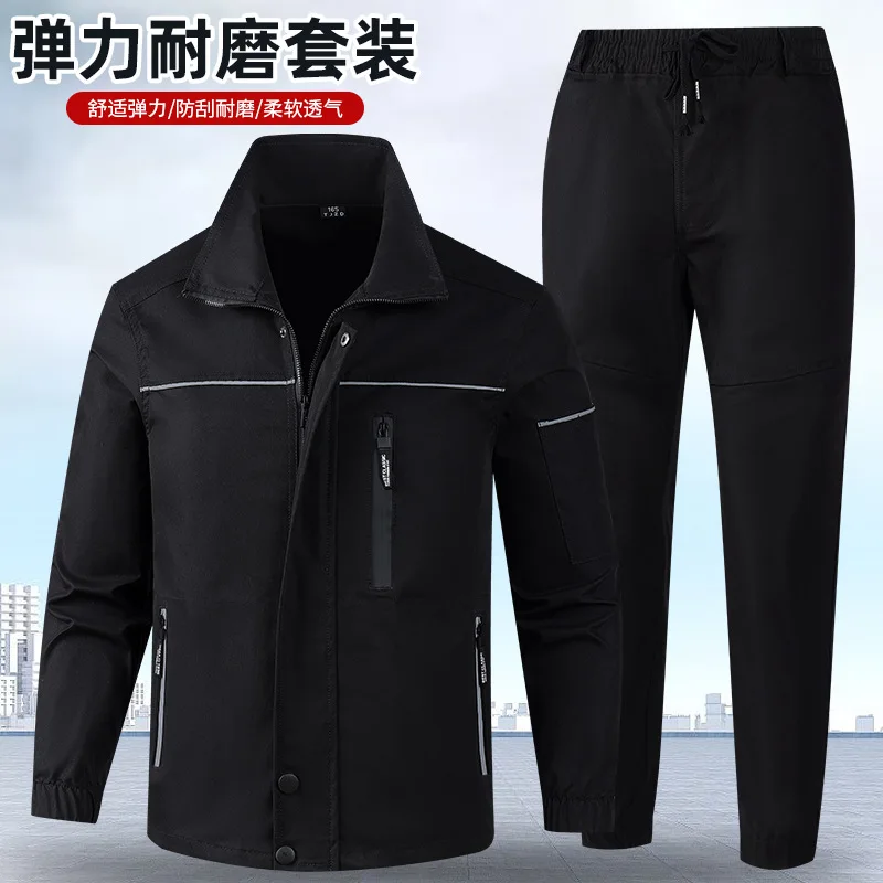 Labor Insurance Set Overalls Cotton Anti-scalding Welder Dirt-resistant Thickened Wear-resistant