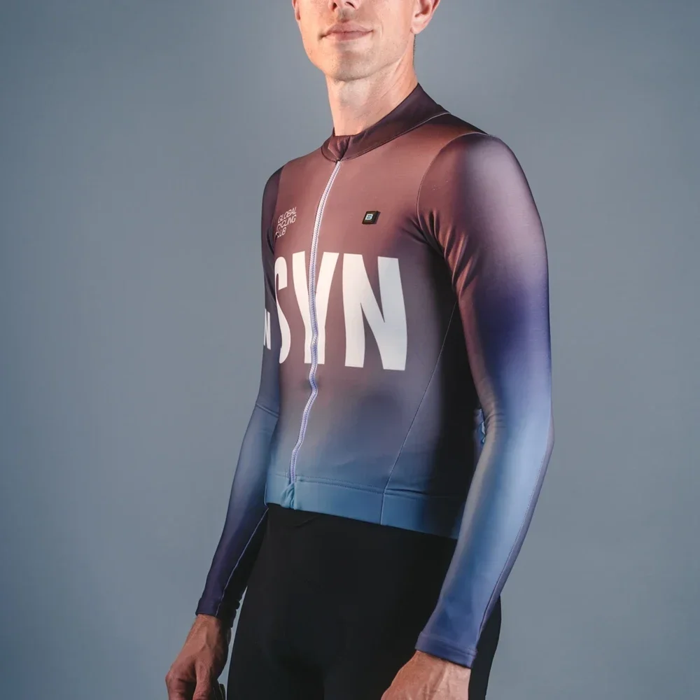 

SYN Spring Summer Men's Race Team Long Sleeve Bicycle Suit Cycling Apparel PRO RACE TEAM LS JERSEY And Bib Pants