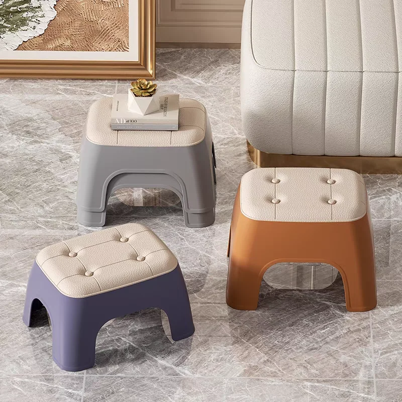 

2025 new anti slip footstool, living room bedroom low stool, bathroom waterproof shower stool YX503TB