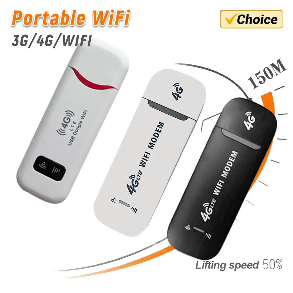 

4G LTE Wi-Fi-маршрутизатор 150 Мбит/с Мобильный Wi-Fi-маршрутизатор USB Сетевой адаптер Слот для SIM-карты 4G-маршрутизатор для ноутбуков UMPC MID-устройства