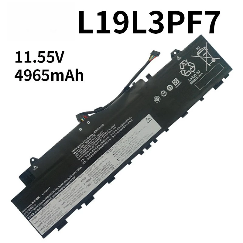 11.55V 4965mAh Replacement Battery For Lenovo L19L3PF7 Xiaoxin-14IIL 2020 L19M3PF3 L19M3PF4 High Performance Li-ion Battery