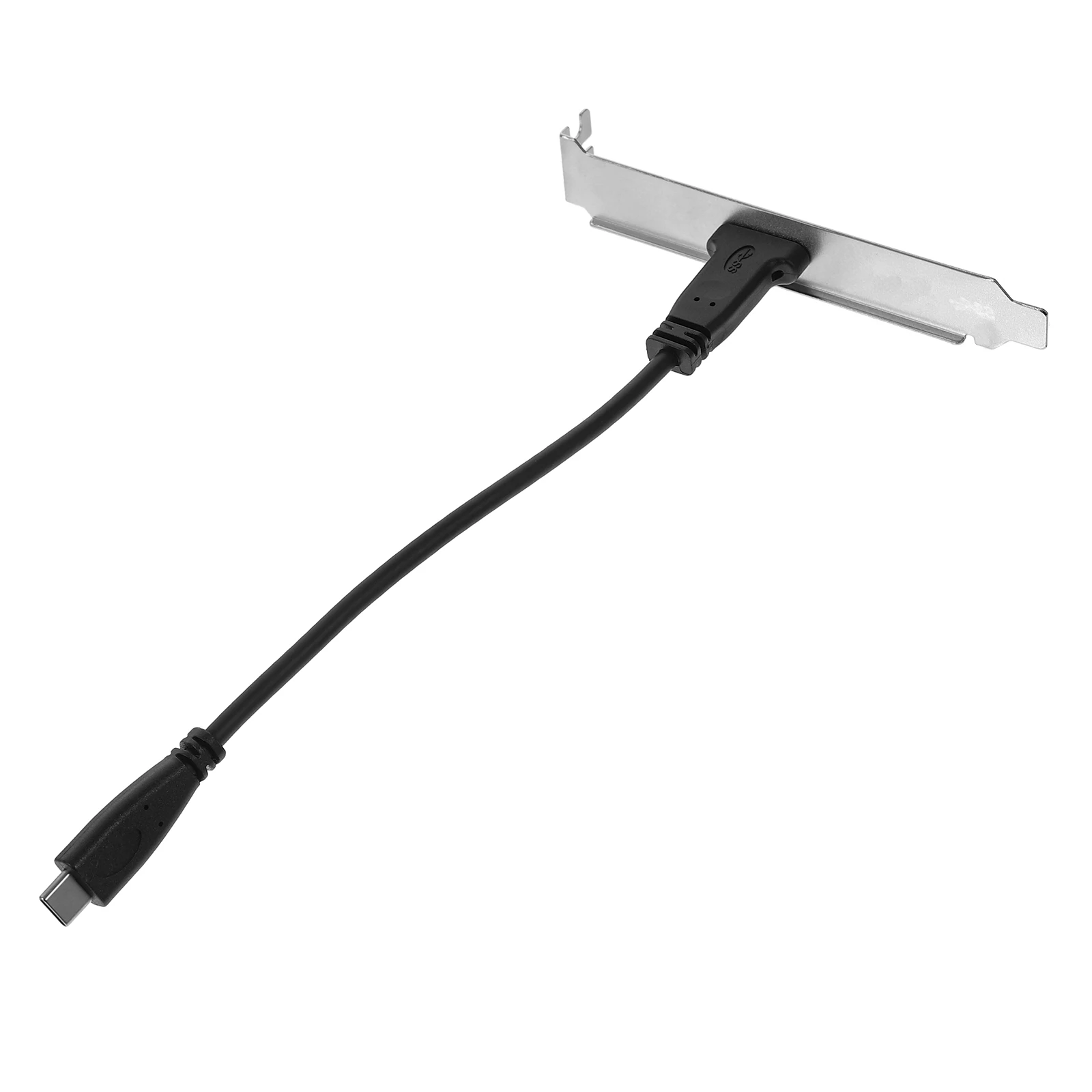 

Data Cable Extension Motherboard Panel Usb and Usb-c Splitter Coiled Usbc Female to Extender Nut