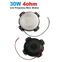 2pcs 30W 4/8ohm Vibro Speaker Low Frequency Bass Shaker Amplified Woofer for Car Seat Hifi System Home Movie Theater Cushions