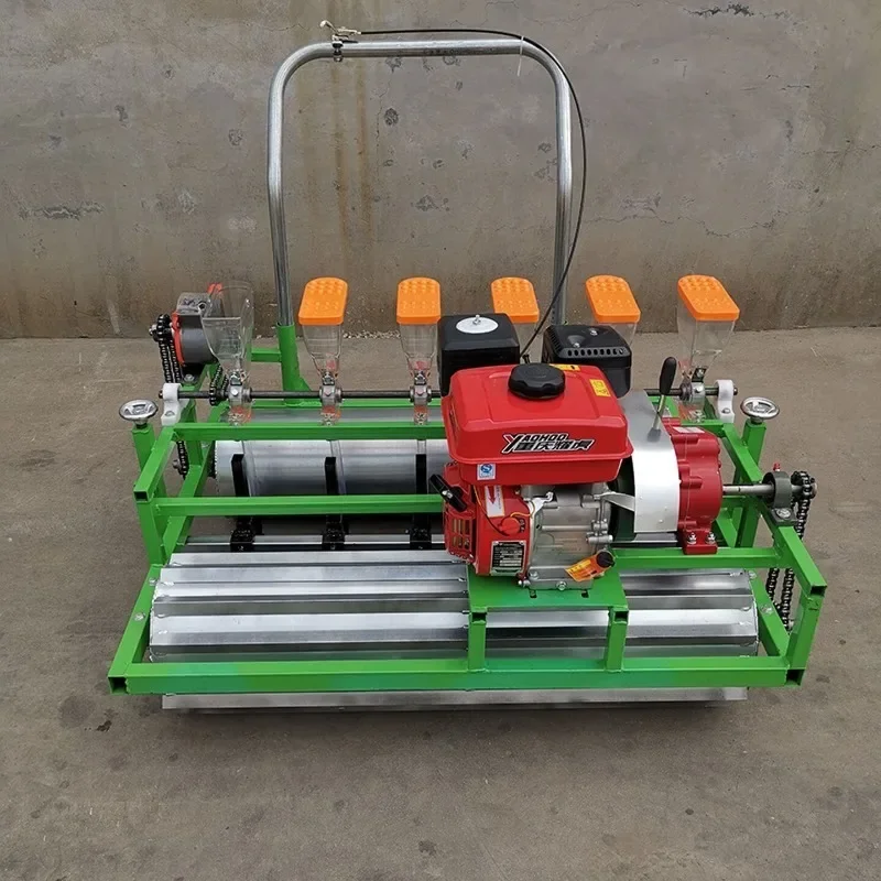 Hand push multi-functional vegetable planter, small coriander fine planter, cabbage spinach celery radish on-demand machine