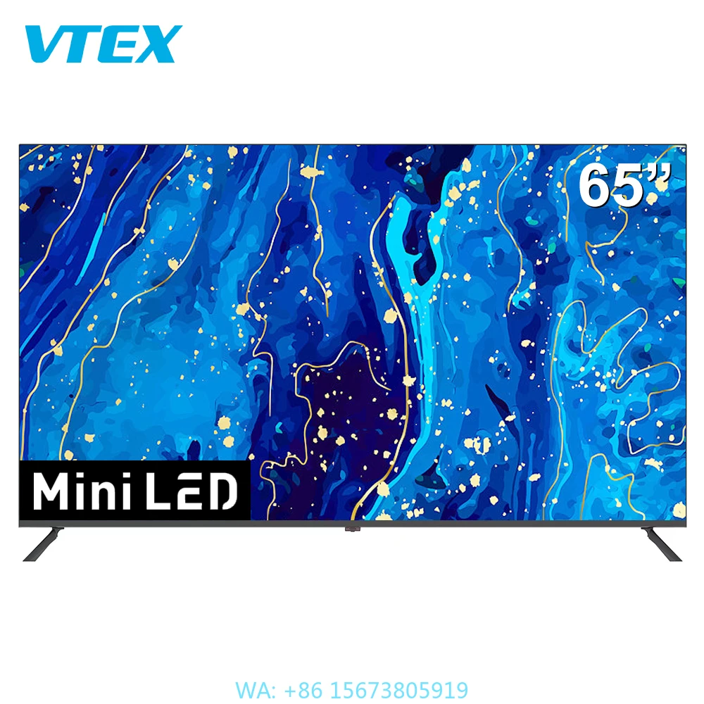 Televisor Inteligente Electrónico de Pantalla Plana con Energía Solar, Barra de Sonido, Control Remoto, Soportes, Retroiluminación LED Portátil