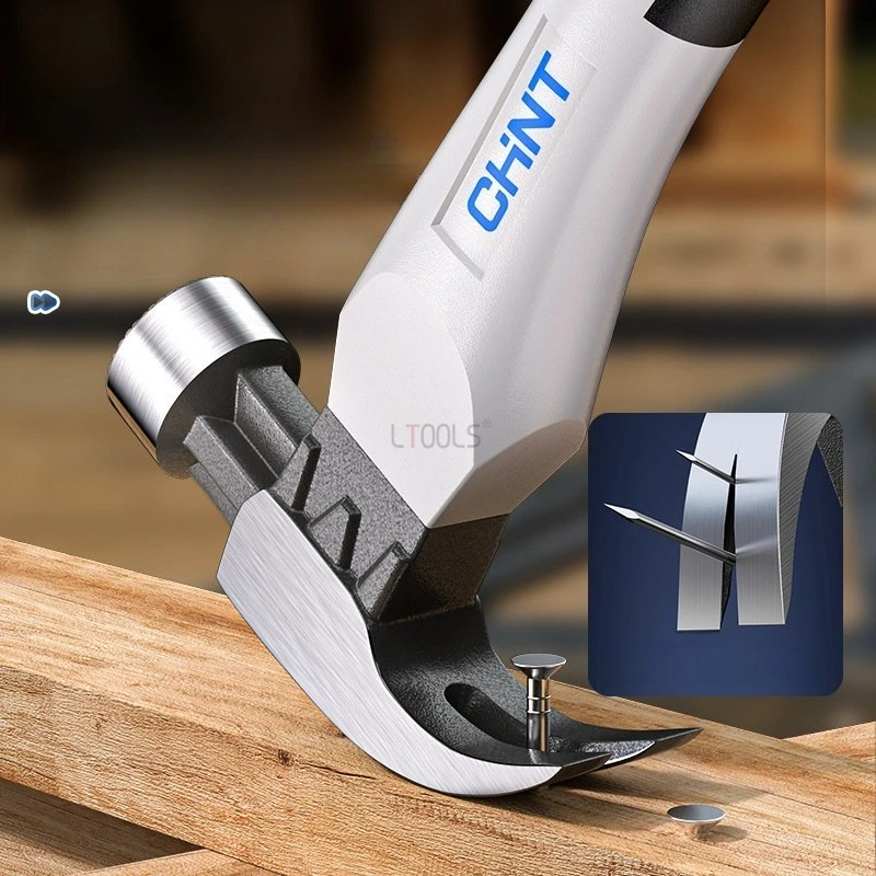 Multi-functional Hammer High-carbon Steel Magnetic Nail Hammer Anti-rust Claw Hammer Woodworking Nail Pulling and Hammering Tool