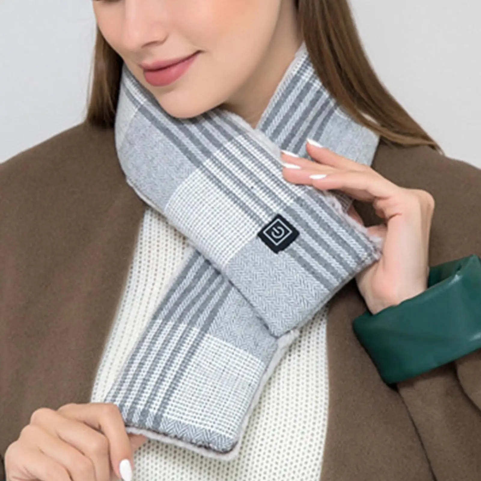 

USB Heated Scarf For Women Men 3 Temperature Adjustable Electric Warming Scarf, Fast Heating Neck Warmer For Winter Outdoor Home