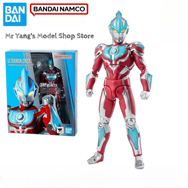 Figura de Juguete Bandai Original SHF Ultraman Ginga Nueva Generación Star Ver, Regalo Coleccionable en Stock