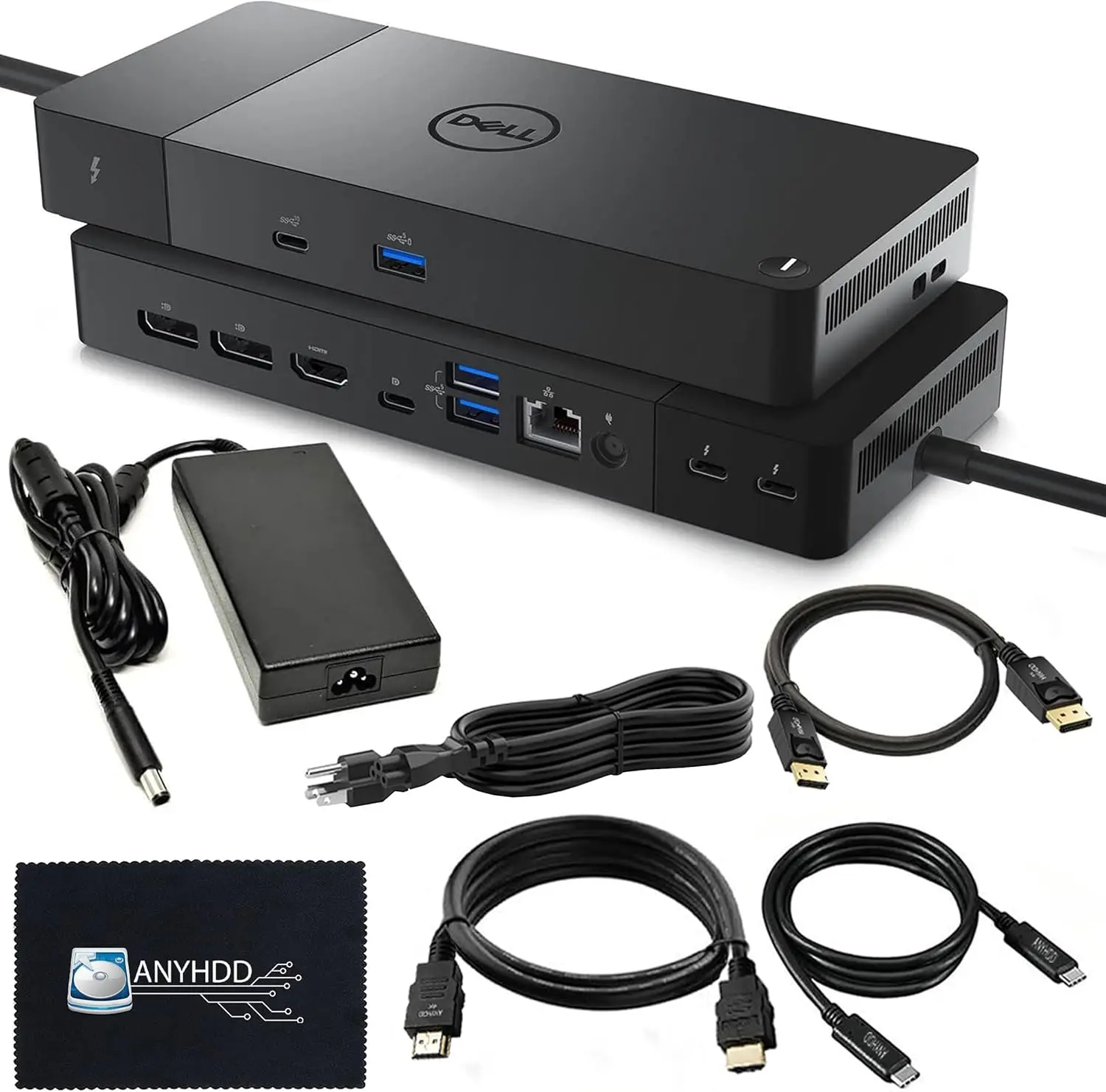 

Комплект док-станции Thunderbolt 4 — USB-C 40 Гбит/с, поддержка двух/трех мониторов и 4K-дисплеев, гарантия 1 год