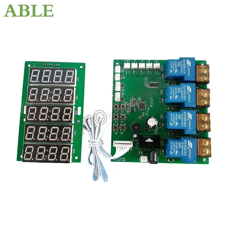 JY-215 Inbuilt Counter 4 Channel Timer Board Bill Acceptor Coin Acceptor Selector Control Token for Vending Arcade Game Machine