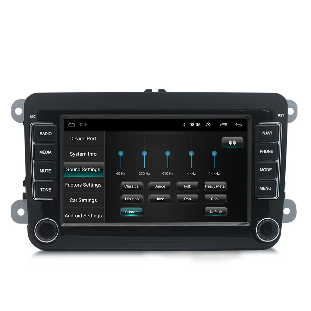 

zz Auto android car radio 1+16G 7 inch 2 din car stereo player for Volkswagen/ Golf / Caddy / Polo
