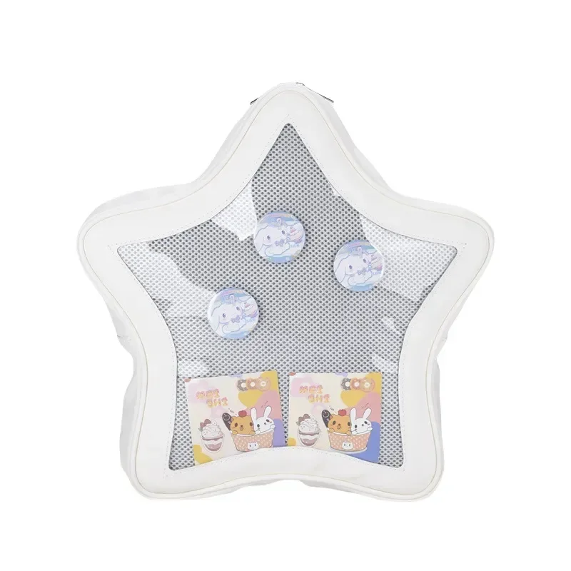 

Cute Cool Star Pain Lolita Double Shoulder Bag Crossbody Bag For Female College Students Anime Cosplay Accessories