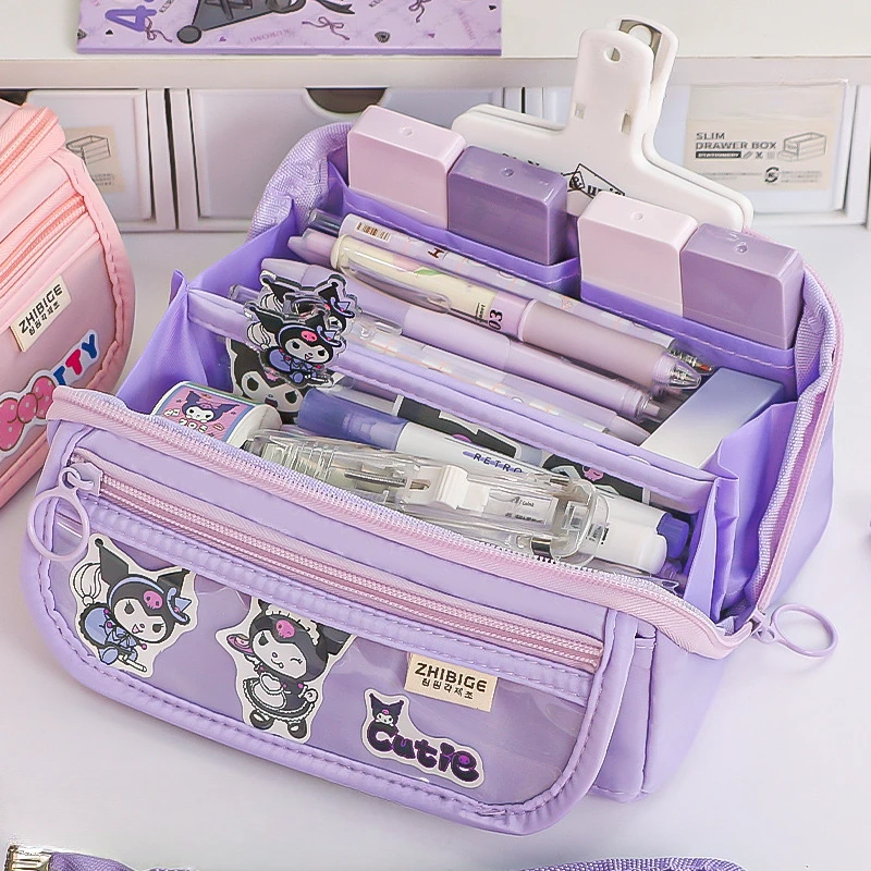 Large Capacity School Stationery Box High Value Stationery Bag Multifunctional girl boy Pencil Case