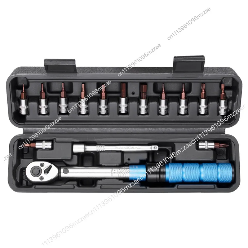 Bicycle Torque Wrench High-precision Preset Adjustable Torque 1/4 Xiaofei 2-24NM Ratchet Wrench Set