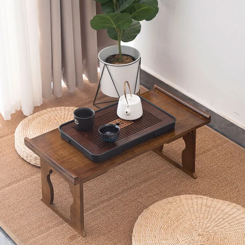 Foldable Bay Window Seat Table Tatami Style Bedside Study Desk Not Solid Wood Easy Assembly Coffe Table Tea Table Side Table