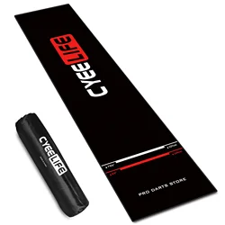 CyeeLife-Dart Board Mat for Steel and Soft Dartboard, Multiple Patterns, Pro Accessory, 65x295cm
