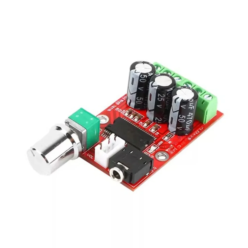 Digital Audio Board 2CH 12W Dual Channel Output DC9-14V Low Distortion With 3.5mm AUX Input For DIY Speaker