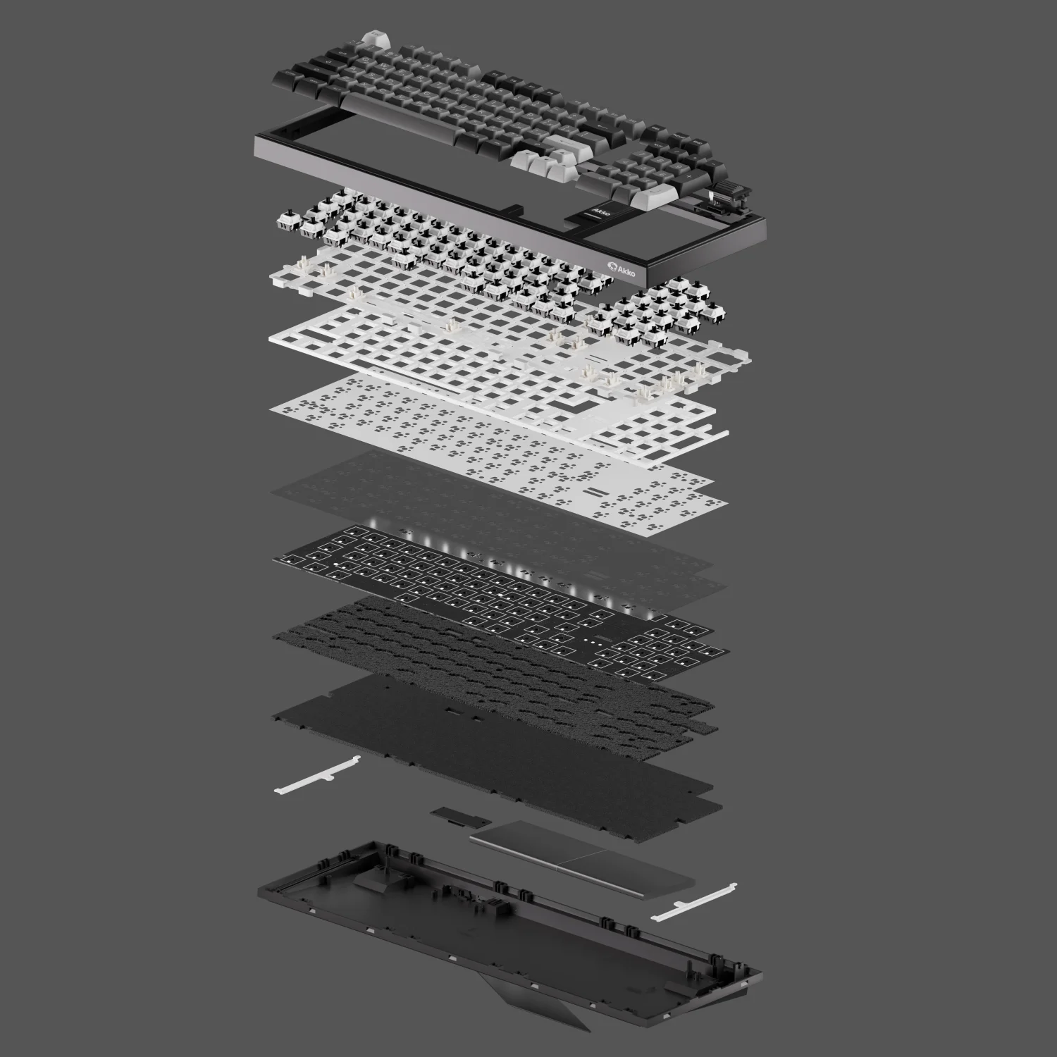 Akko 5098B Wireless Mechanical Keyboard with LCD Screen