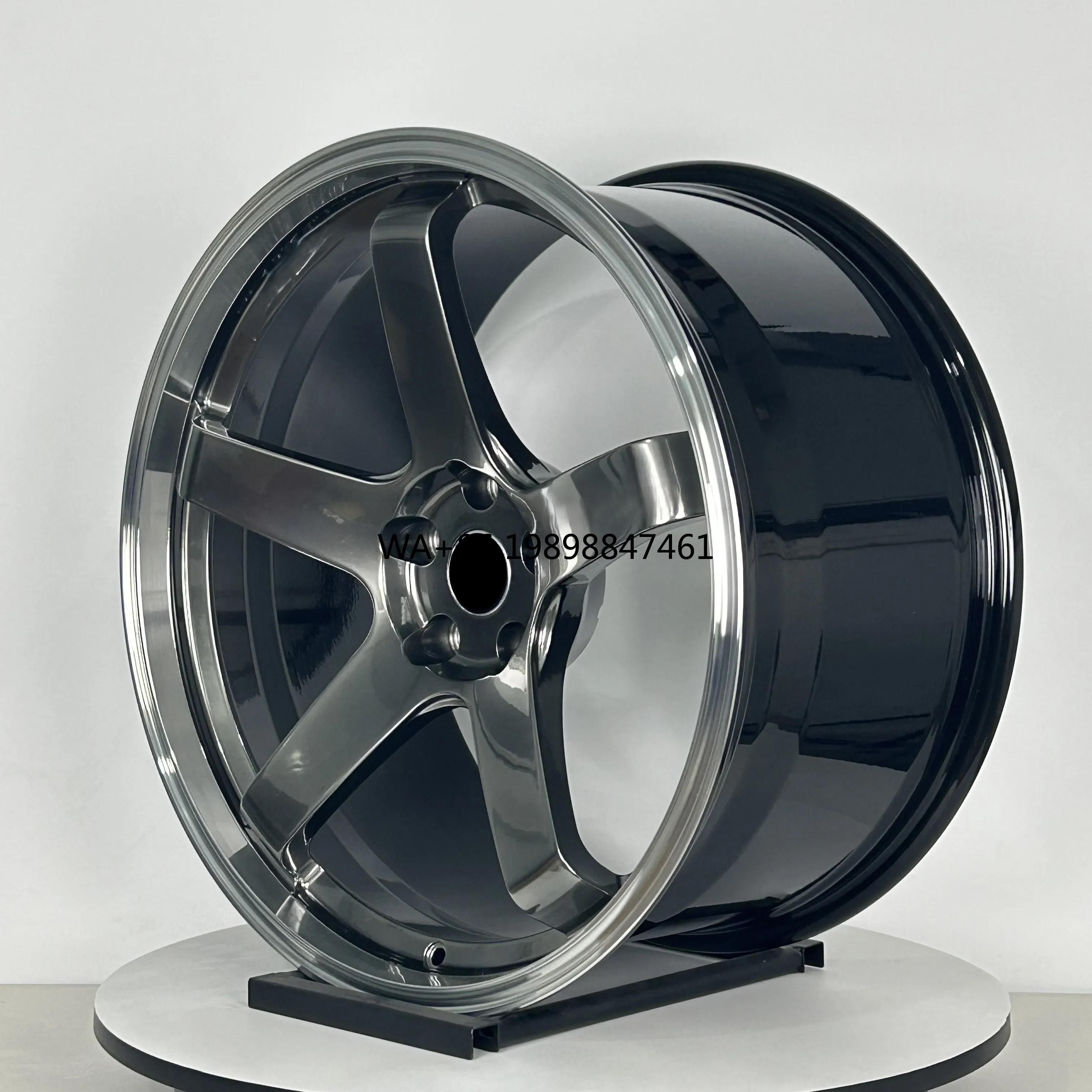 

New Custom Passenger Car Silver Wheels 15-24 Inch Monoblock Offroad Rim 5x114.3 5x120 5x100 for Mazda Audi