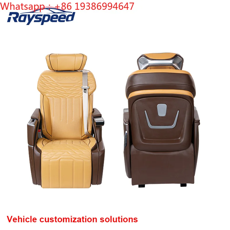 For Customizable Leather Multifunctional MPV Seat for Mercedes  Sprinter & Alpha Vito Vito Heating One Click Rotation Waterproof