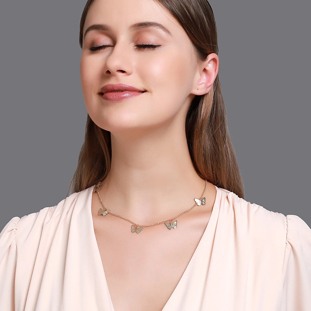sumeng-2025-Новая-мода-маленькие-животные-бабочки-звезды-цепочки-ожерелья-золотого-серебряного-цвета-ключицы-для-женщин-ювелирные-изделия-подарки