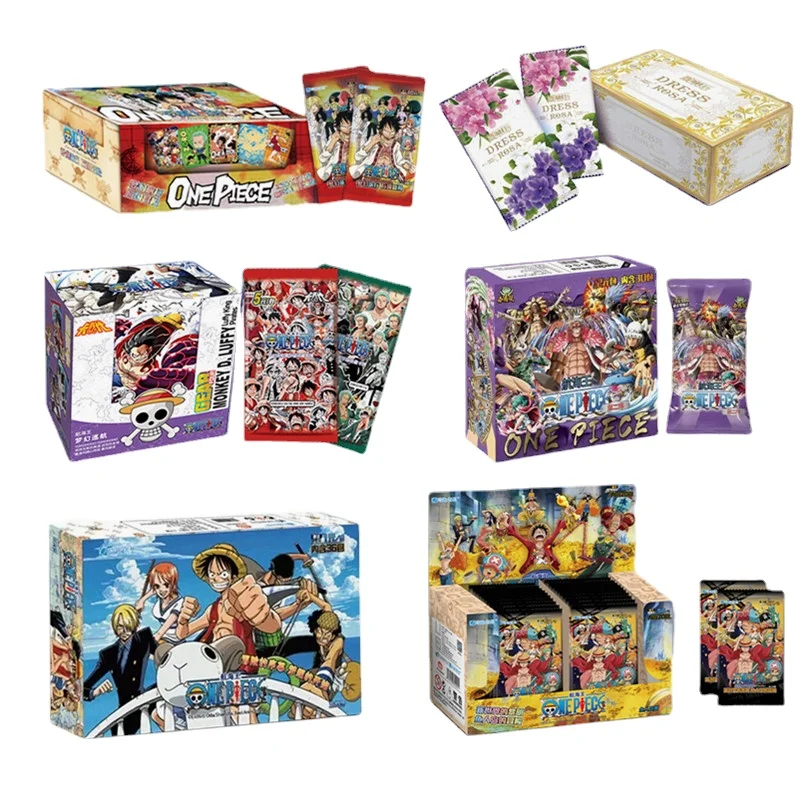 

Japan Anime One Piece Rare Cards Box Luffy Zoro Chopper Bounty Collections CCG Card Collectibles Games Child Toys Hobbies