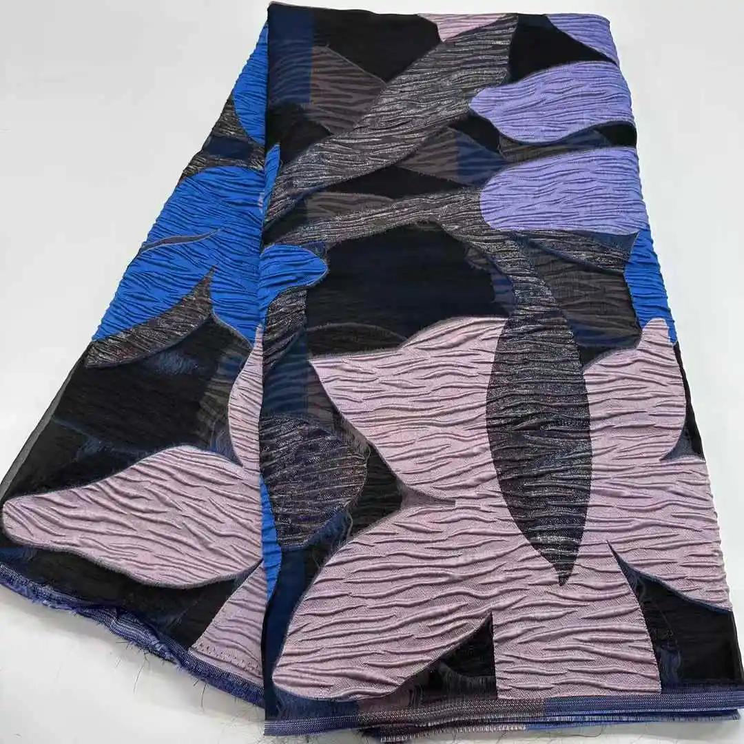 도매 아프리카 고품질 자카드 브로케이드 레이스 원단 파티 드레스 바느질 재료에 대한 프랑스 나이지리아 Organza 레이스 원단