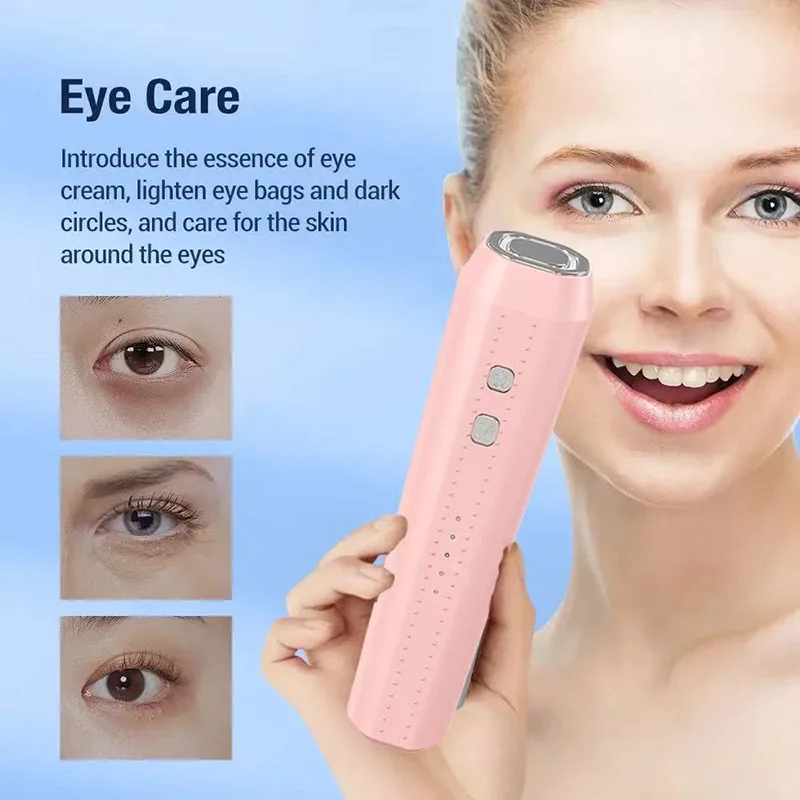 

Facial beauty instrument ultrasonic introduction of red and blue light facial beauty household skin rejuvenation instrument