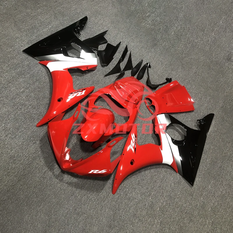 Fairings لياماها YZF-R6 2003 2004 2005 دراجة نارية سباق مخصصة قذيفة دائم الهدايا المجمعة R6 03 04 05 #5