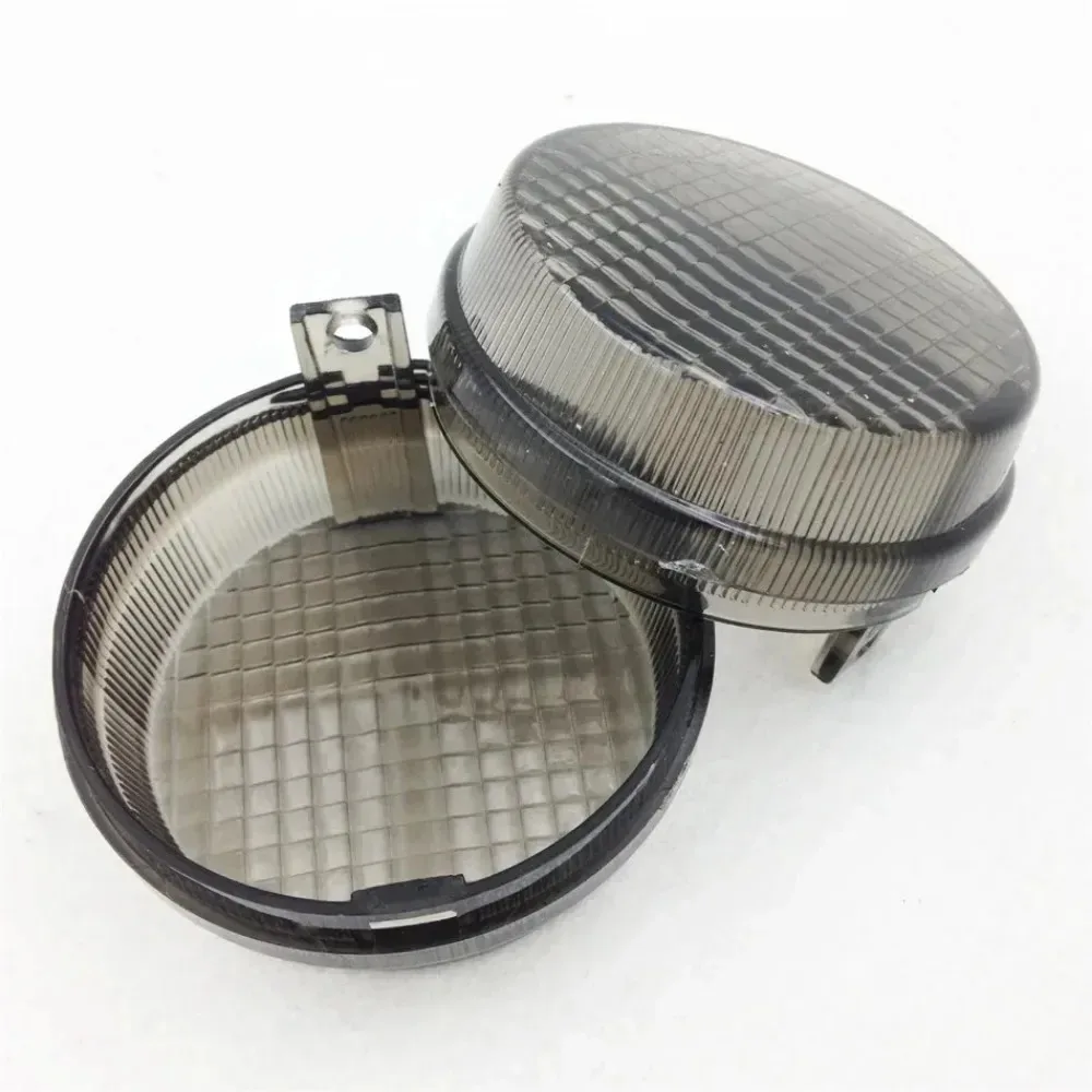 عدسة إشارة الانعطاف للدراجات النارية لـ Kawasaki Vulcan 2000 1600 Classic Nomad Honda Cruisers #5