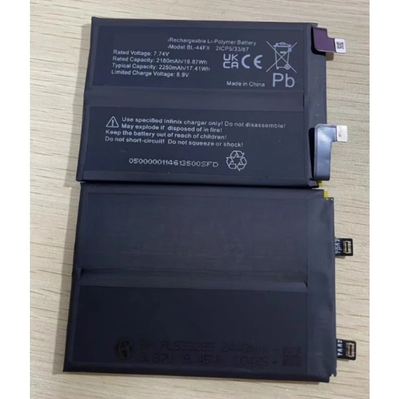 BL-44FX Replacement Battery for Lnfinix Note 12 Vip (X672) 2250mAh Mobile Phone Battery