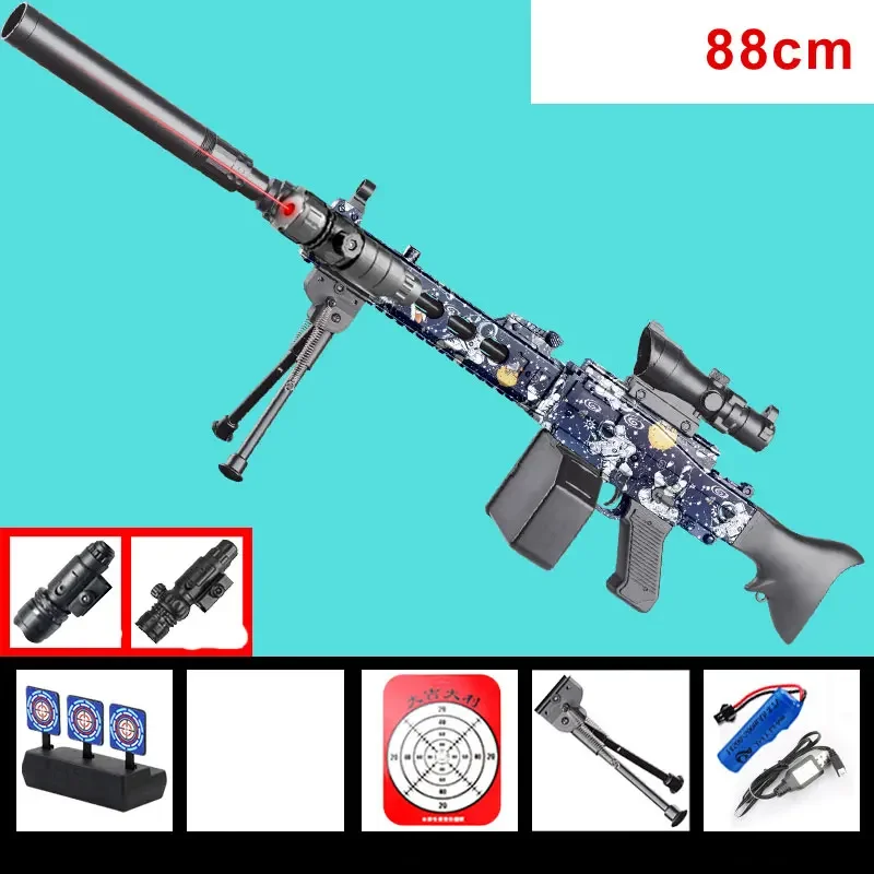 Automatische Hydro Gel Pistole mg3 Gel Ball Pistolen Spielzeug Airsoft Waffen elektrische Handbuch 2 Modi Schuss Scharfschützen für Erwachsene Kinder schießen