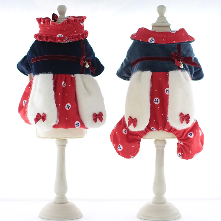 

Couple Puppy Clothes Girl Dog Dress Boy Dog Jumpsuit Yorkshire Bichon Pomeranian Poodle Schnauzer Small Dog Dog Clothing Coat