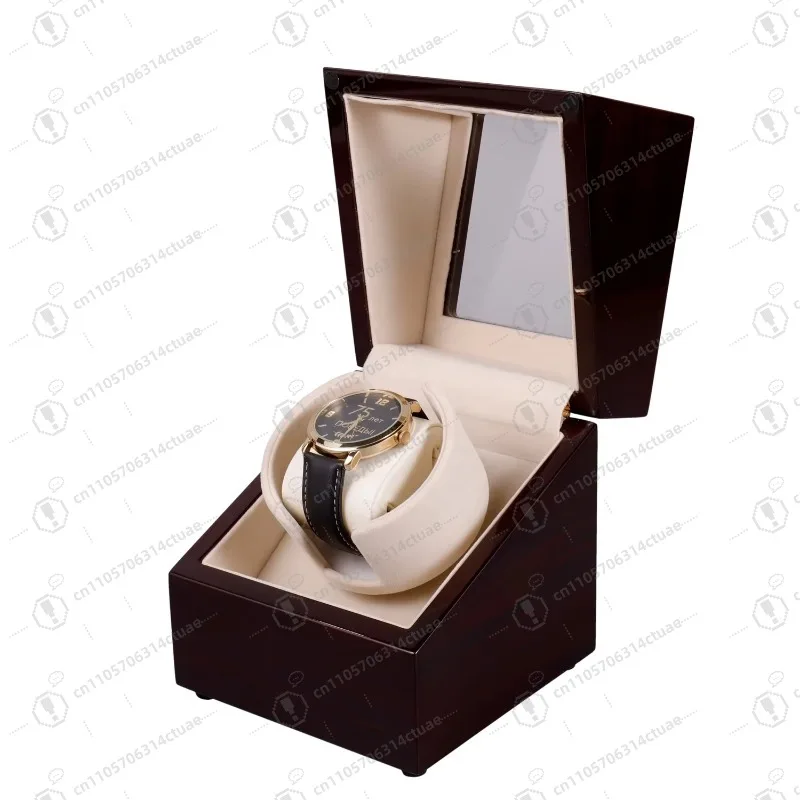 

Luxury rice shaker mechanical watch watch winding machine wooden case watch winding chassis automatic
