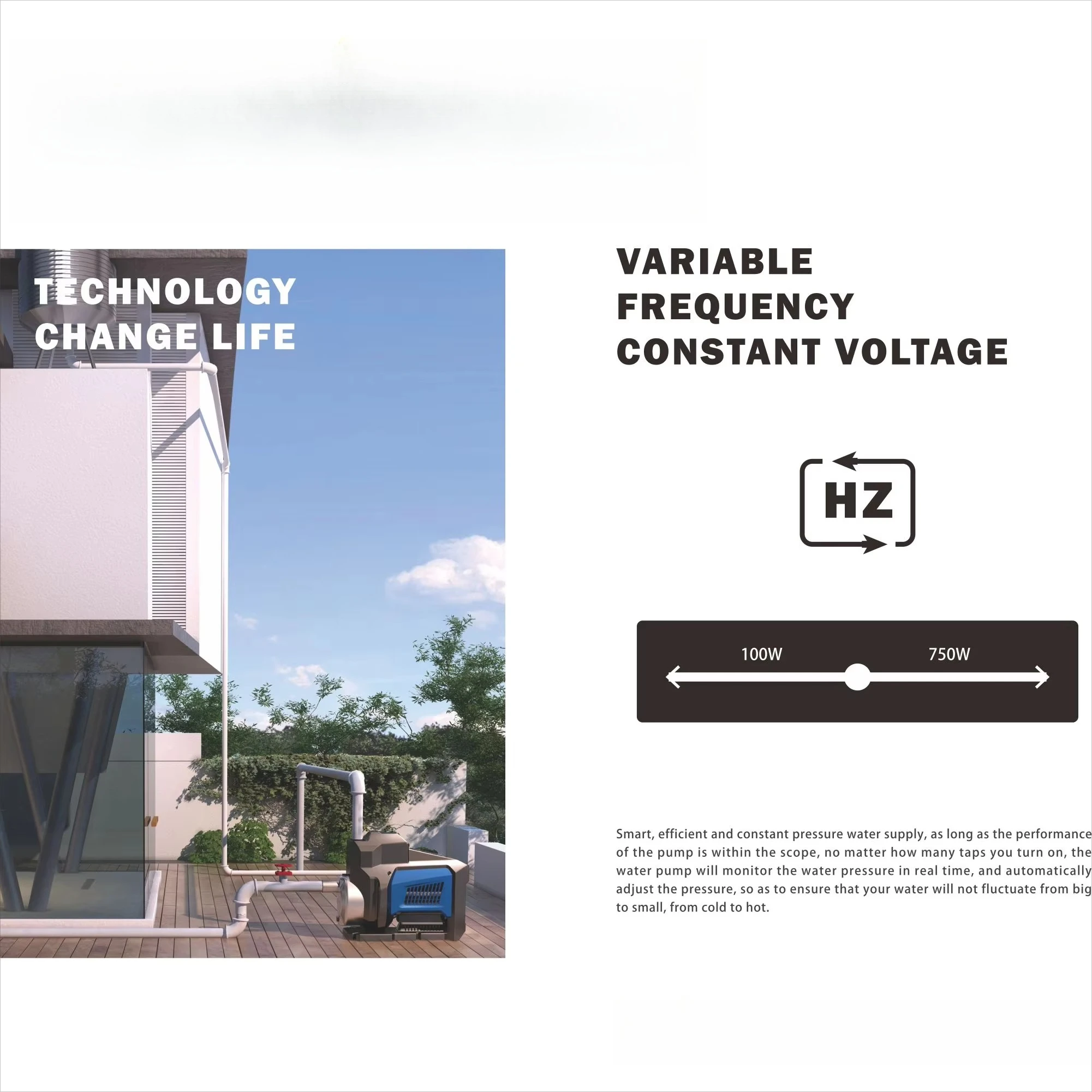 T42 Permanentmagnetdruck-Inverter-Druckerpumpe mit konstanter variabler Frequenz