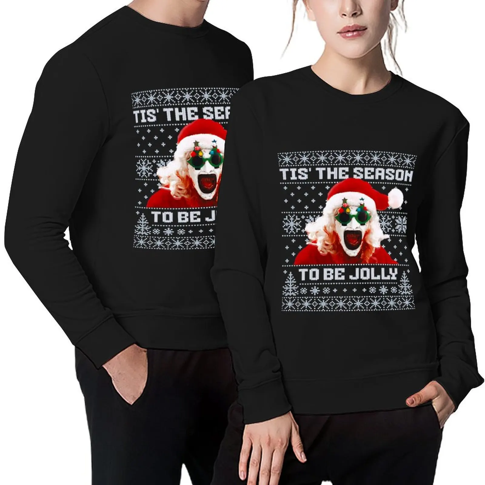 

Christmas Horror Season 3 - Terrifier Christmas Pullover korean autumn clothes autumn clothes men's sweat-shirt set pullover