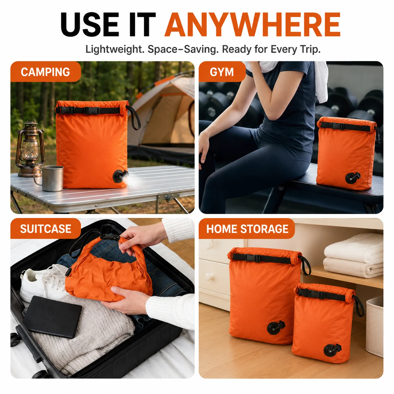 Travel Compression Packing Bag Large Capacity Clothes Organizer Dustproof Luggage Storage Bag Space Saving view 6
