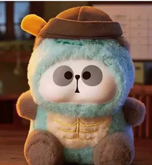 Genuine Mr.Pa Animal Company Limited Series Blind Box Cute Vinyl Plush Pendant Doll Panda Figurine Mystery Box Toys Kids Gifts