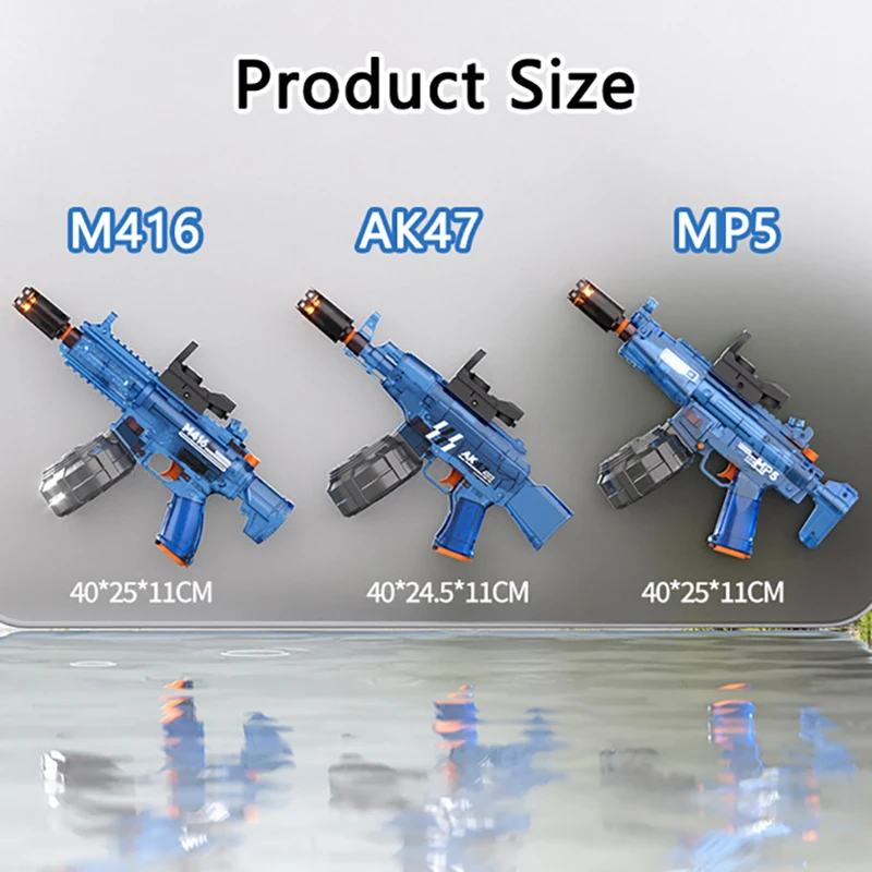 M416/AK47/MP5 Elektrische Waterpistool Kinderen Speelgoed Outdoor Krachtige Squirt Automatische Water Zomer Strand Zwemmen Spelen water Shots Games