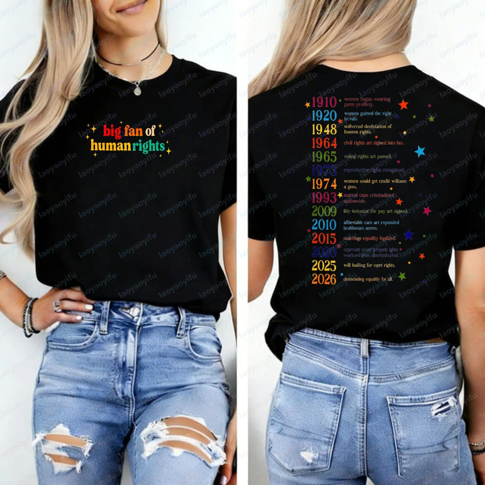 Big Fan of Human Rights Social Justice Shirt Equality Sweatshirt Feminist Apparel Political Protest Shirt Activist Sweater Tops