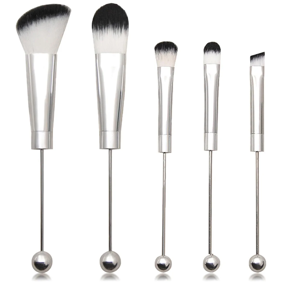 Кисти для макияжа из бисера, силиконовые бусины, косметические кисти для макияжа «сделай сам», набор кистей из бисера для DIY