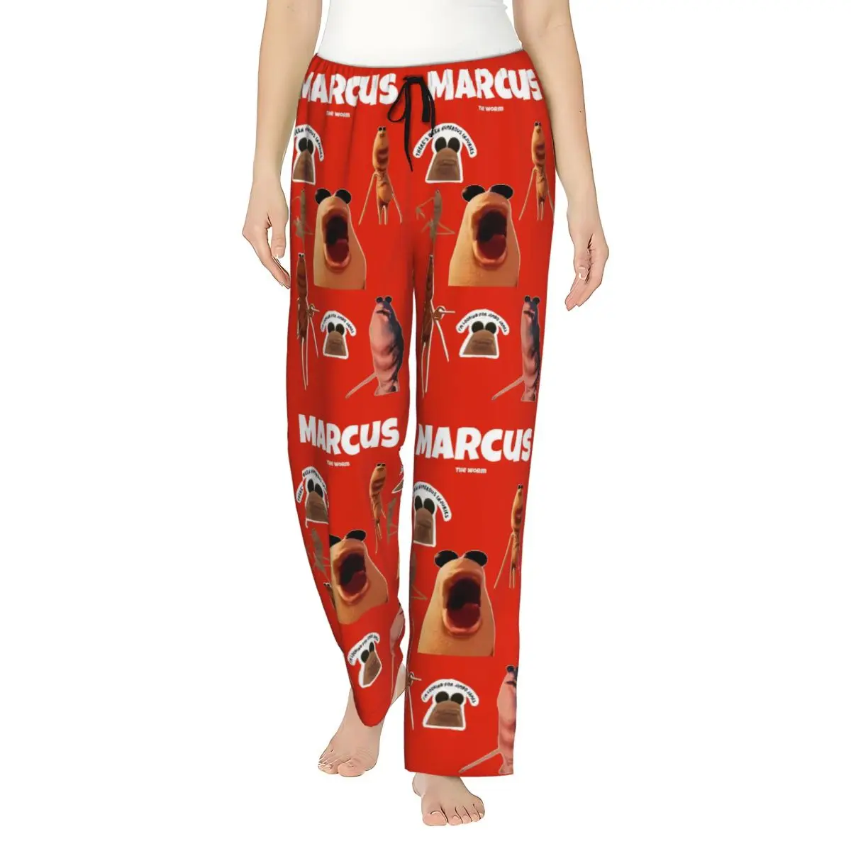 Marcus The Worm Meme Women Lounge Pants Comfy I Dont Like This Rock Pajama Pants Dorm Pajama Bottoms